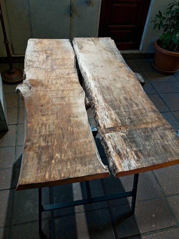 Груб рачен струг (Scrub Plane) и првичен рачен струг (Fore Plane) при подготовка на талпи