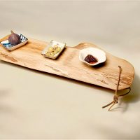 Дабова даска за сечење и сервирање – даб со live edge 2 Дабова даска за сечење и сервирање – даб со live edge 2